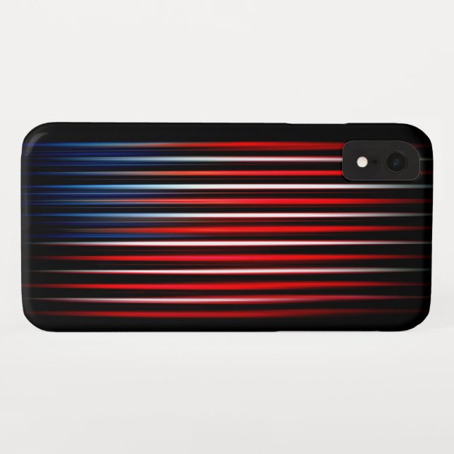 Coques Case-Mate iPhone Drapeau américain (Dos (Horizontal))