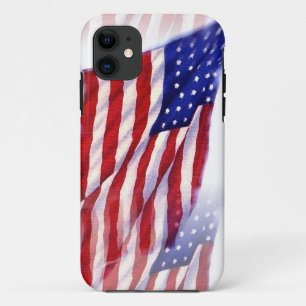 Coque iPhone 11 Drapeau américain