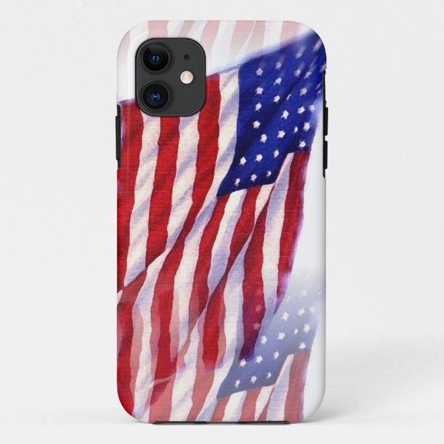 Coques Case-Mate iPhone Drapeau américain (Dos)