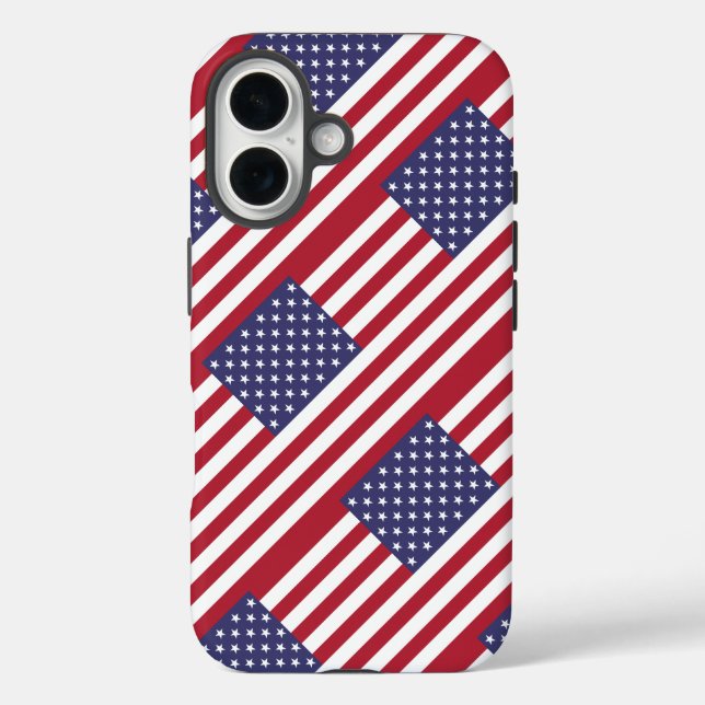 Coques Case-Mate iPhone Drapeau Américain (Verso)