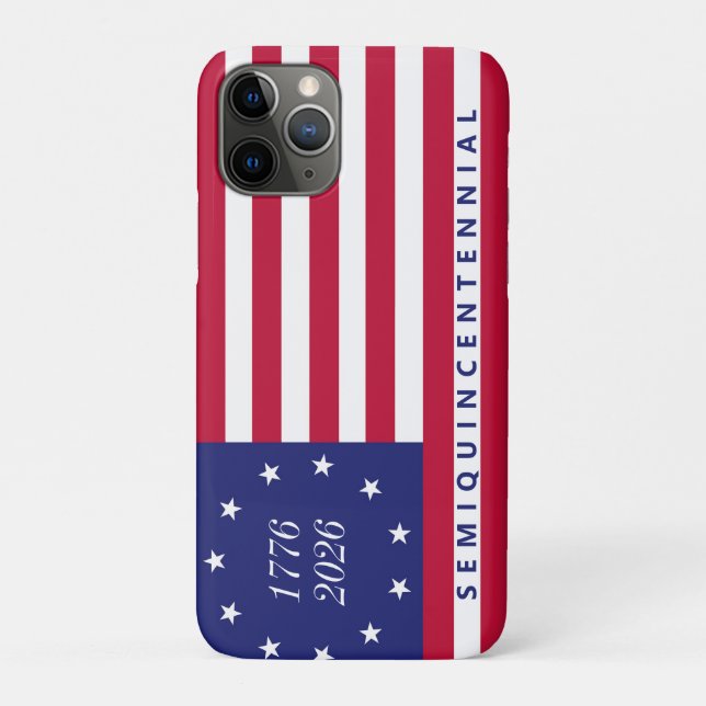 Coques Case-Mate iPhone Drapeau américain 250e Semiquincentenaire 1776 202 (Dos)