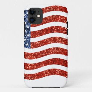 Coque Case-Mate iPhone drapeau américain à impression fausse séquence