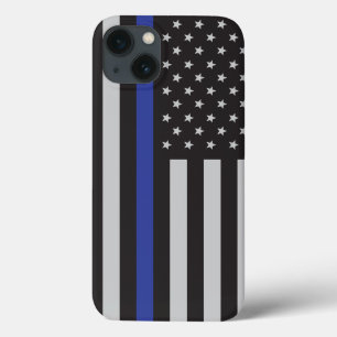 Etui iPhone 13 Drapeau américain à ligne mince personnalisé