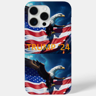 Coque Case-Mate iPhone Drapeau américain Aigle TRUMP 2024