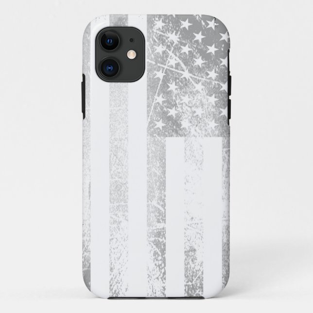 Coques Case-Mate iPhone Drapeau américain Art Grunge (Dos)