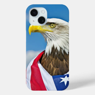 Coque Case-Mate iPhone Drapeau Américain Avec Aigle Bald