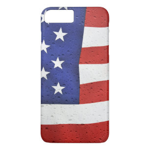 Etui iPhone Case-Mate Drapeau américain avec gouttes à pluie