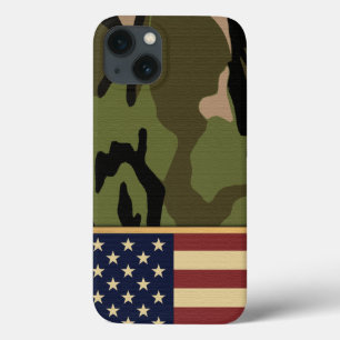 Coque Case-Mate iPhone Drapeau américain Camo