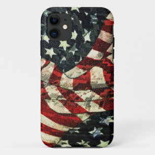 Coques Pour iPhone Drapeau américain-Camouflage par Shirley Taylor