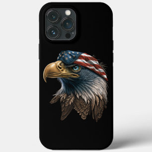 Case-Mate iPhone Case Drapeau américain d'aigle patriotique 4 juillet