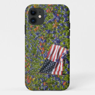 Case-Mate iPhone Case Drapeau américain dans un champ de bleuets, 2