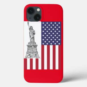 iPhone 13 Case Drapeau américain de la liberté