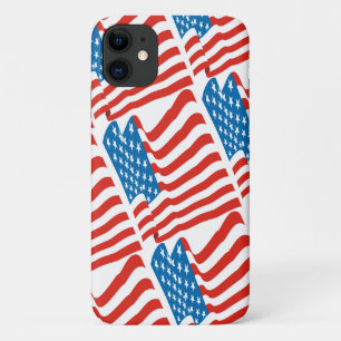 Case-Mate iPhone Case Drapeau américain de style rétro des années 80 USA