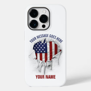 Coque Case-Mate iPhone Drapeau américain déchiré, déchiré Coque-Mate