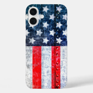 Coque Pour iPhone 16 Plus Drapeau américain des États-Unis