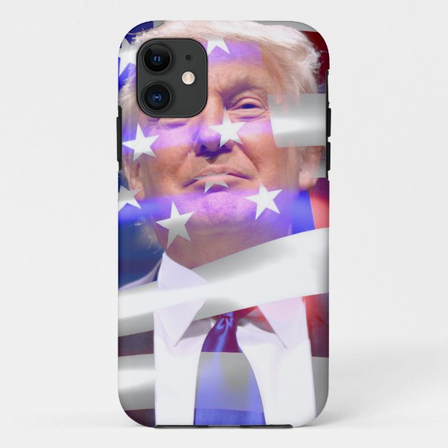 Coques Case-Mate iPhone drapeau américain donald trump (Dos)