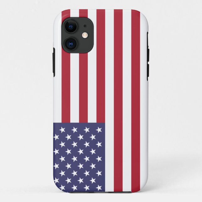 Coques Case-Mate iPhone Drapeau américain, Drapeau américain (Dos)