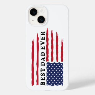 Coque Case-Mate iPhone Drapeau américain du meilleur père