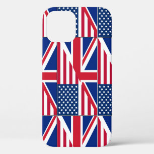 Case-Mate iPhone Case Drapeau américain et britannique à deux citoyens