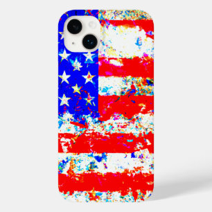 Coque Case-Mate iPhone Drapeau américain Grunge