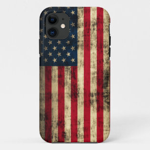 Coques Pour iPhone Drapeau américain grunge