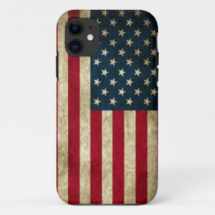 Coque Case-Mate Pour iPhone Drapeau américain grunge