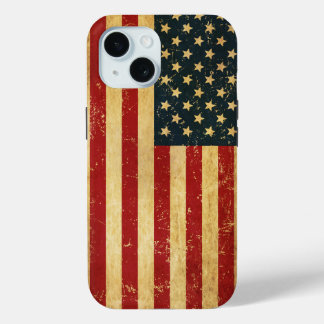 Coque Case-Mate iPhone Drapeau américain grunge vintage