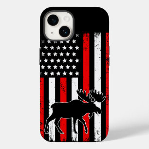 Coque Case-Mate iPhone Drapeau américain Moose