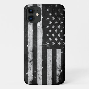 Case-Mate iPhone Case Drapeau américain noir et blanc