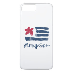Coque Case-Mate Pour iPhone Drapeau américain Paintstrokes