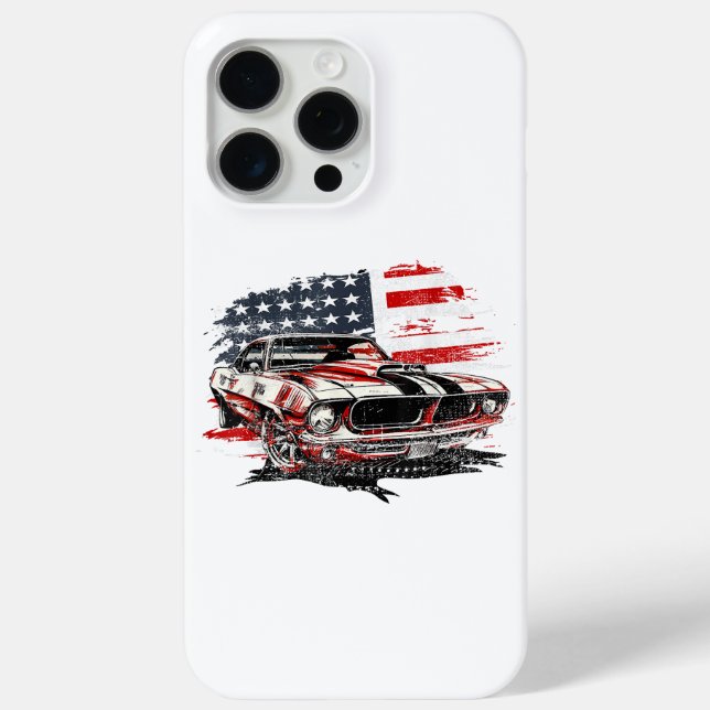 Coques Case-Mate iPhone Drapeau Américain Patriotique (Verso)
