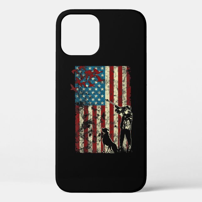 Coques Case-Mate iPhone Drapeau américain patriotique en détresse (Verso)