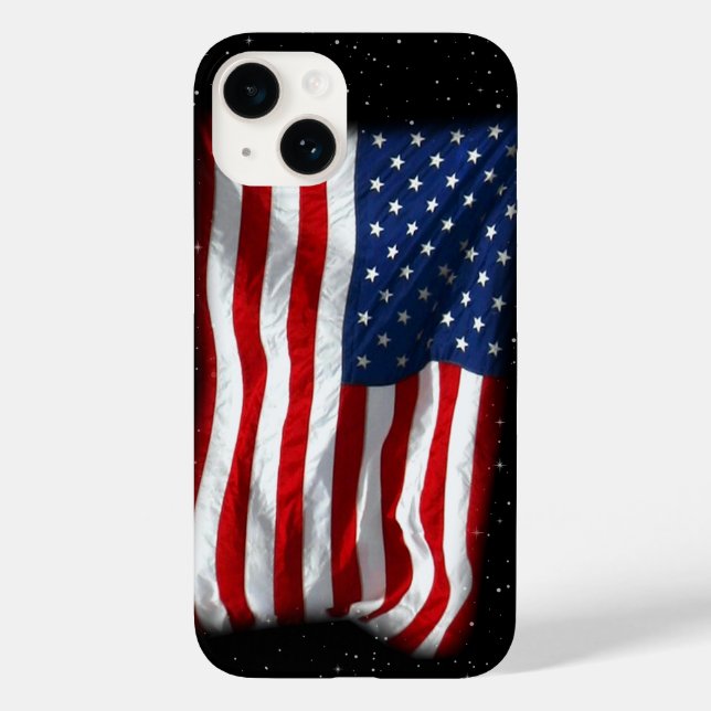 Coques Case-Mate iPhone Drapeau américain patriotique États-Unis (Verso)