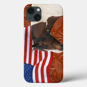 Etui iPhone 13 Drapeau américain patriotique, Pinto & Faux en cui