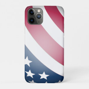 Case-Mate iPhone Case Drapeau américain rouge, blanc et bleu