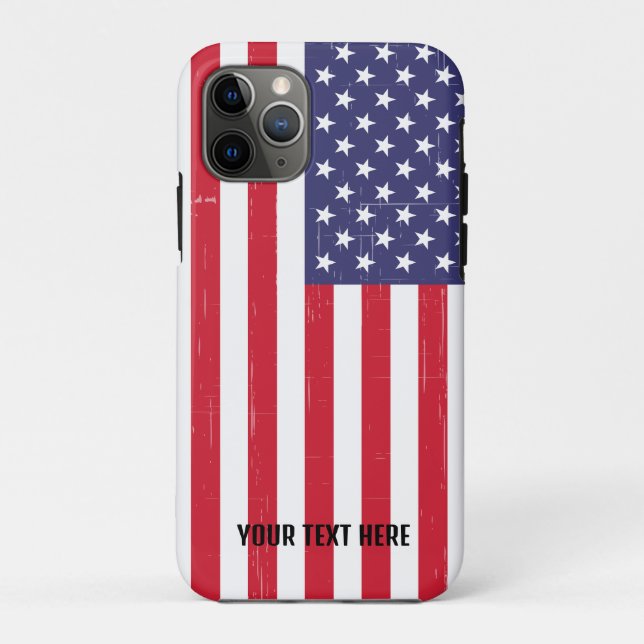 Coques Case-Mate iPhone Drapeau américain tendance personnalisé (Dos)
