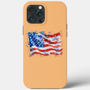 Case-Mate iPhone Case Drapeau américain USA Aquarelle 4 juillet