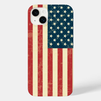 Coque Case-Mate iPhone Drapeau américain vieilli