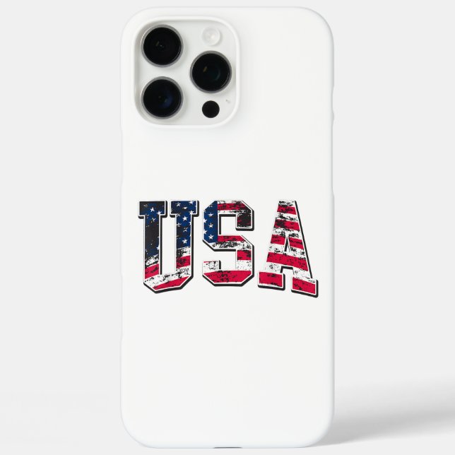 Coques Case-Mate iPhone Drapeau américain Vintage (Verso)