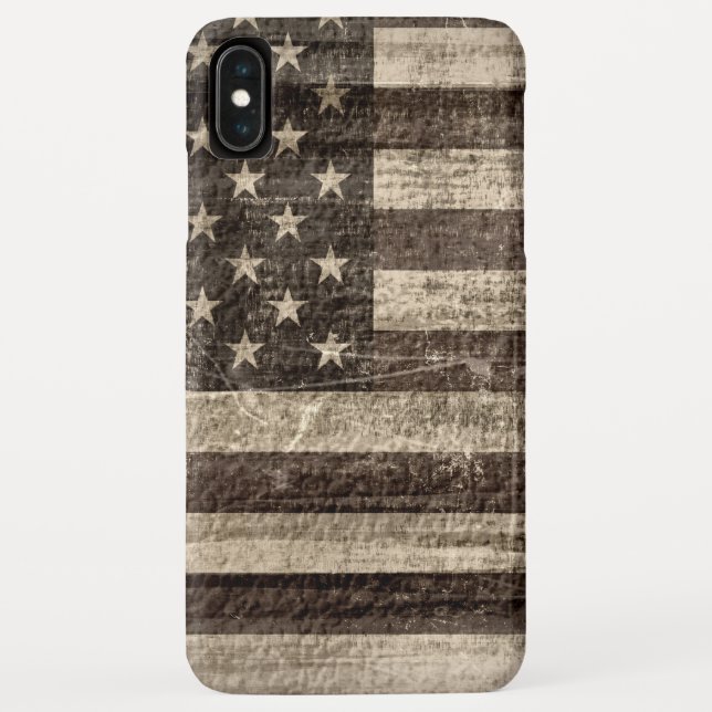 Coques Case-Mate iPhone Drapeau Américain Vintage (Dos)