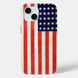 Coque Case-Mate iPhone Drapeau américain vintage 36 Étoiles
