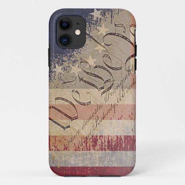 Coques Case-Mate iPhone Drapeau américain Vintage Betsy Ross (Dos)