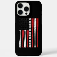 Drapeau américain vintage de baseball du 4 juillet