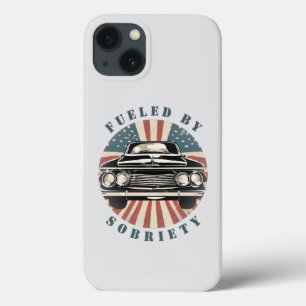 Case-Mate iPhone Case Drapeau Américain Voiture Classique Rétro Alimenté