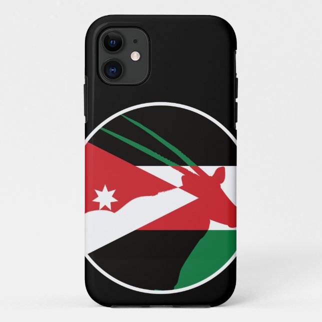 Coques Case-Mate iPhone Drapeau animal national jordanien Arabe (Dos)