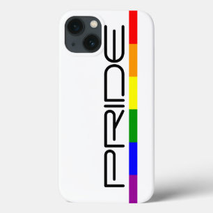 iPhone 13 Case Drapeau arc-en-ciel de la fierté Design moderne et