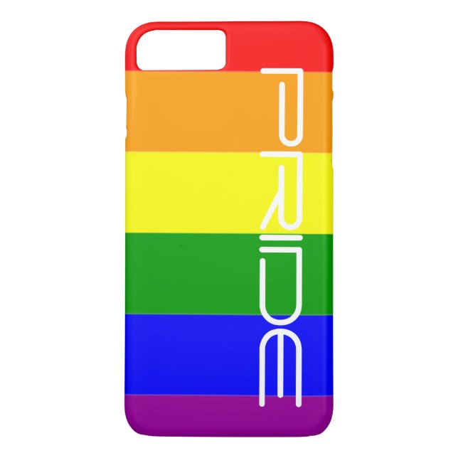 Coques Case-Mate iPhone Drapeau arc-en-ciel de la fierté gay (Dos)