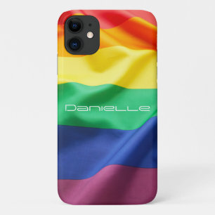 Case-Mate iPhone Case Drapeau Arc-en-ciel de la Fierté LGBT Nom Personna