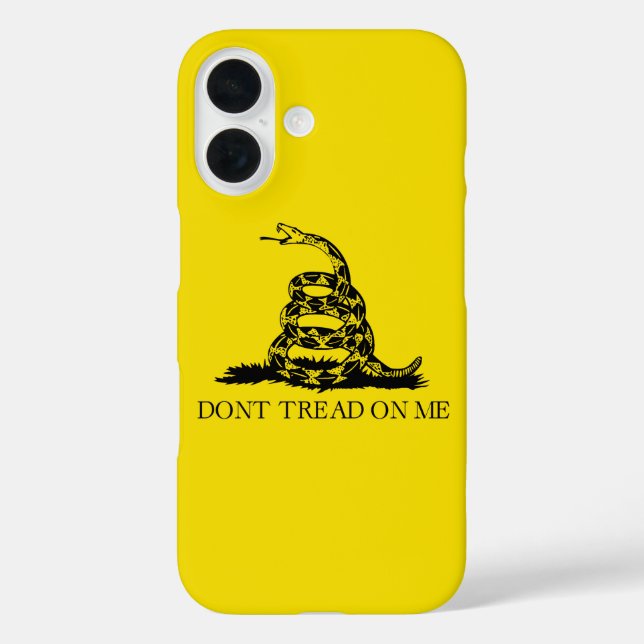 Coques Case-Mate iPhone Drapeau au serpent à sonnette de Gadsden : Guerre  (Verso)