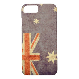 Etui iPhone Case-Mate Drapeau Australie - Grunge